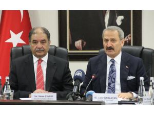 Bakan Çağlayan, Irak Kürt Bölgesel Yönetimi Heyetini Kabul Etti