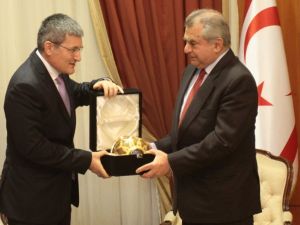 Kktc Başbakanı Küçük, Pendik Belediye Başkanı Şahin’le Görüştü