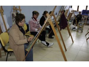 Karaman’da Resim Kursuna İlgi Artıyor