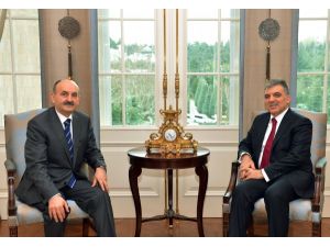 Cumhurbaşkanı Gül, Sağlık Bakanı Müezzinoğlu’nu Kabul Etti