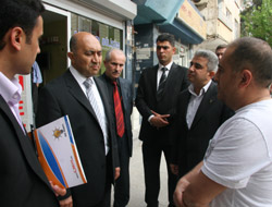 Ramazanoğlu esnaf ziyaretlerinde