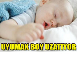 Fazla uyku boy uzatıyor