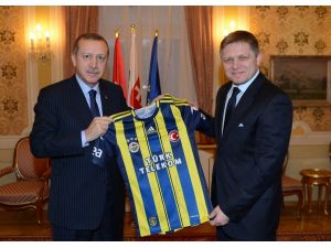 Erdoğandan Slovak Mevkidaşına Stoch Forması