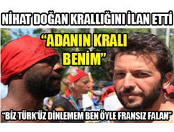 Adanın kralı artık benim