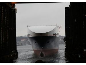 Türkiye’nin En Büyük Ro-ro Gemisi Denize İndirildi