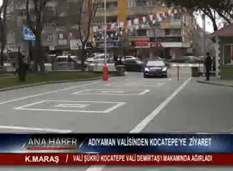 Adıyaman Valisinden Kocatepe’ye Ziyaret