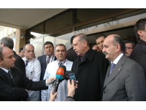 Başbakan Erdoğan Gazeteci Didem Tuncayı Ziyaret Etti