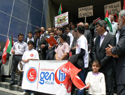 Saadet Gençleri, İsrail’i Kınadı!...