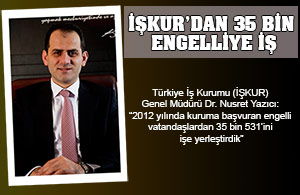 İşkur’dan 35 Bin Engelliye İş