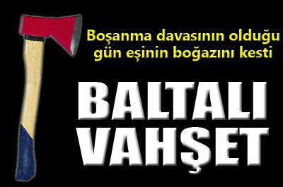 Baltalı cinayet 