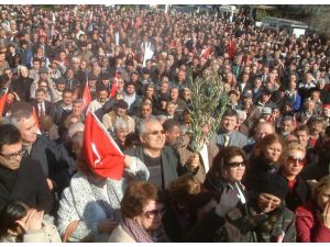 Chp’den Burhaniyede Zeytin Mitingi