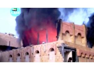 Suriye’de Kültür Merkezi Bombalandı