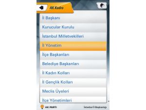Ak Parti İstanbul Akıllı Telefonlarda