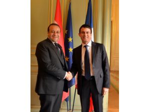 Ab Bakanı Bağış, Fransa İçişleri Bakanı Vals İle Görüştü