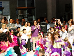 Anaokulunun Resim Sergisi Açıldı