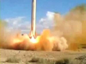 Scud Füzesi Amatör Kameraya Yakalandı