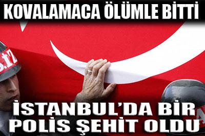 İstanbulda bir polis şehit oldu