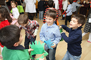 Sanko’lu Minikler  Okulda  100. Günlerini Kutladılar