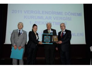 Çanakkale’nin Vergi Rekortmenleri Ödüllerini Aldı