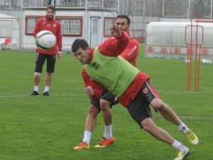 Samsunspor Şut Çalıştı