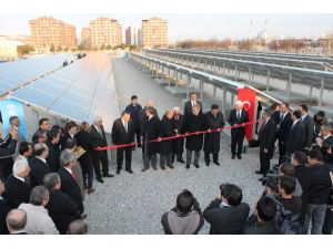 Bakan Yıldız Güneş Santrali Açtı
