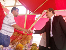 Has Parti Adayları Esnafı Ziyaret Etti 