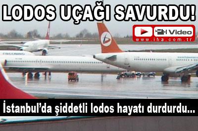 Lodos İstanbulu uçurdu 