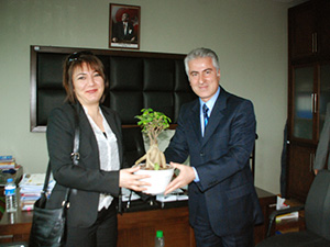 Park Ve Bahçeler Müdürü  Bakır’a Ziyaret