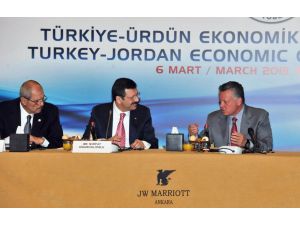 Ürdün Kralı Abdullah, Türkiye-ürdün Ekonomik İşbirliği Toplantısına Katıldı