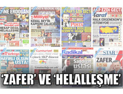 Manşetler Zafer ve Helalleşme Dedi