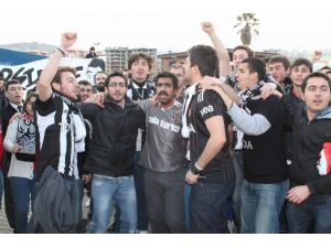 Beşiktaş Trabzon’da Çiçeklerle Karşılandı