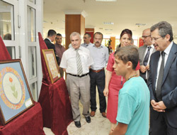 Kahramanmaraş’ta Ebru Sergisi