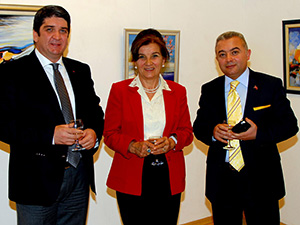 RESSAM KARA, SANKO SANAT GALERİSİ’NDE SERGİ AÇTI