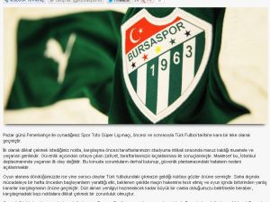 Bursaspor Kulübü: Yaşananlara Skandal Demek Hafif Kalır