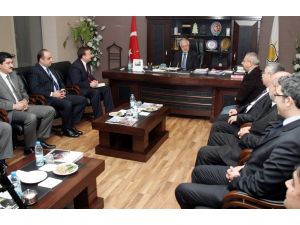 Abd’nin Adana 2. Konsolosu Babb, Ak Parti İl Başkanı Uzer’i Ziyaret Etti