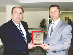 Karaküçüke Teşekkür plaketi‏