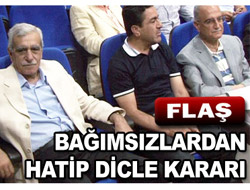 Bağımsızlar Meclise Girmiyor