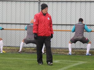Çaykur Rizespor Sağanak Yağmur Altında Çalıştı