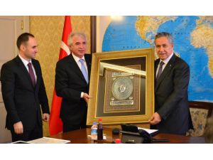 Arınç Ve Baykan’a Teşekkür Ziyareti