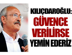 ‘Güvence verilirse yemin ederiz’