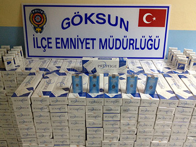 Göksun’da Sigara Operasyonu