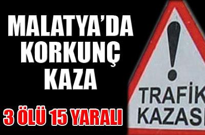 Minibüs dereye uçtu: 3 ölü 15 yaralı 