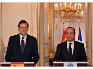 Hollande İle Rajoy Güney Kıbrısı Konuştu