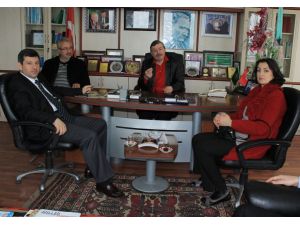 Mhp İl Başkanı Kazmazdan Rize Ziraat Odası Başkanı Paliçe Ziyaret