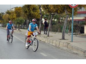 Gazeteciler Alanya’da Pedal Çevirdi