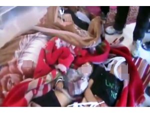 Suriye’de Bir Aile Kurşuna Dizildi