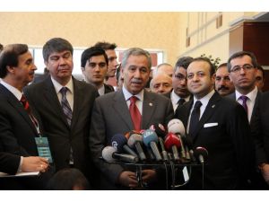 Arınç Ve Bağış Gazetecilerin Sorularını Cevapladı