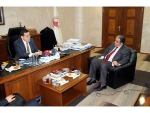 Tse Başkanı Hulusi Şentürk, Ttso’yu Ziyaret Etti