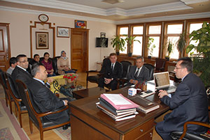 Dâhilerinden Kaymakam Maytalmana Ziyaret