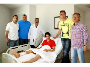 Bandırmasporlu Sertaç’ın Ayağı Kırıldı